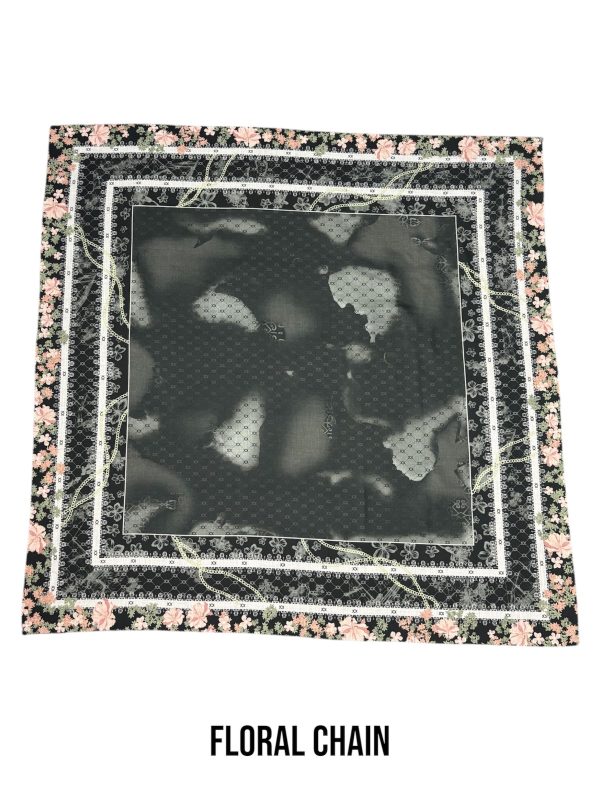 Hijab Segiempat Motif Floral Chain - Image 4