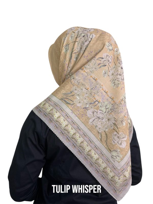 Hijab Segiempat Motif Tulip Whisper - Image 3