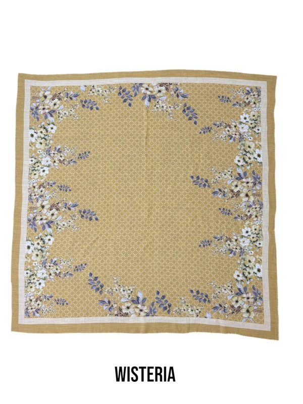 Hijab Segiempat Motif Wisteria - Image 3