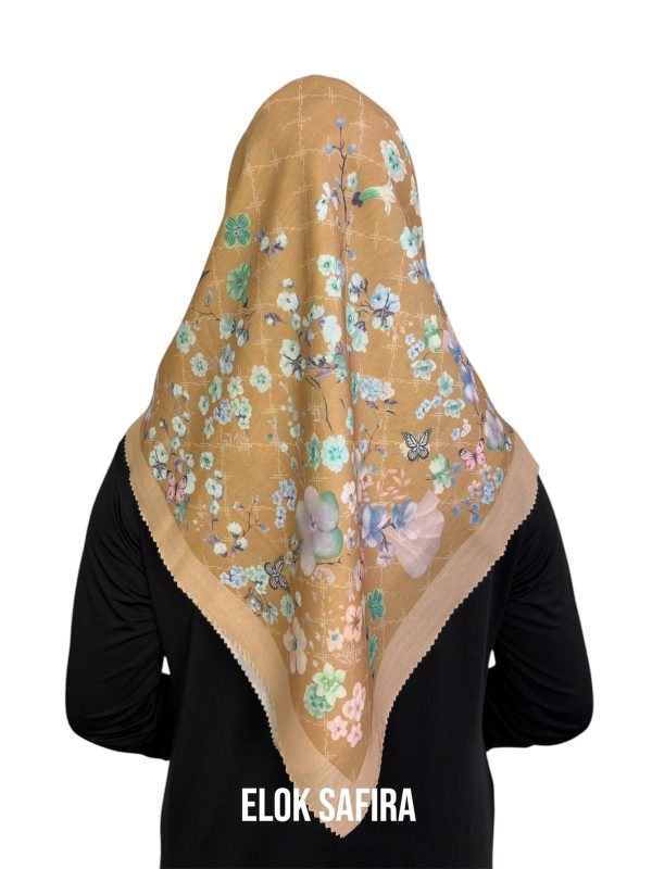 Hijab Segiempat Motif Elok Safira