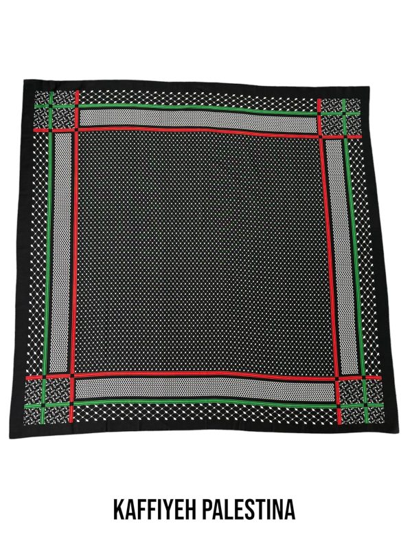 Hiab Segiempat Motif Kaffiyeh Palestine - Image 2