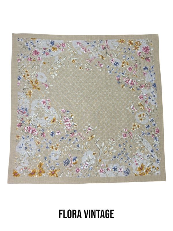 Hijab Segiempat Motif Floral Vintage - Image 3