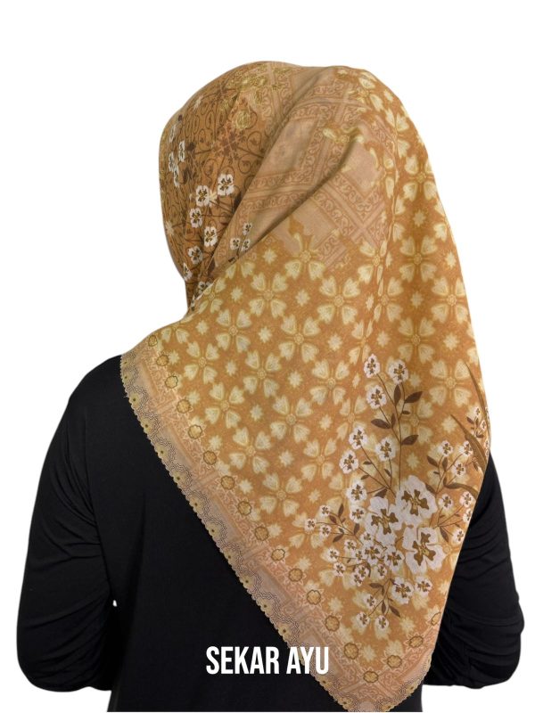 HIjab Segiempat Motif Sekar Ayu - Image 3