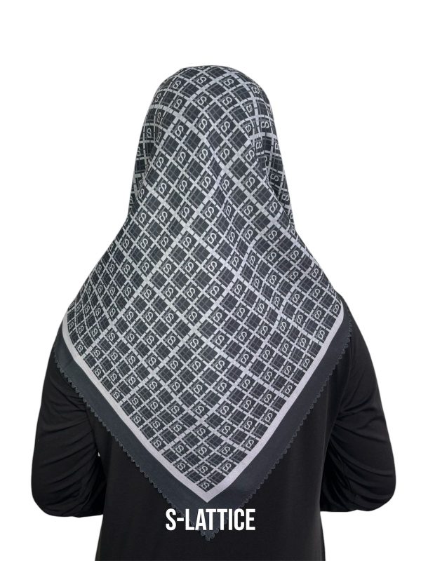 Segiempat Hijab Motif S-Latice