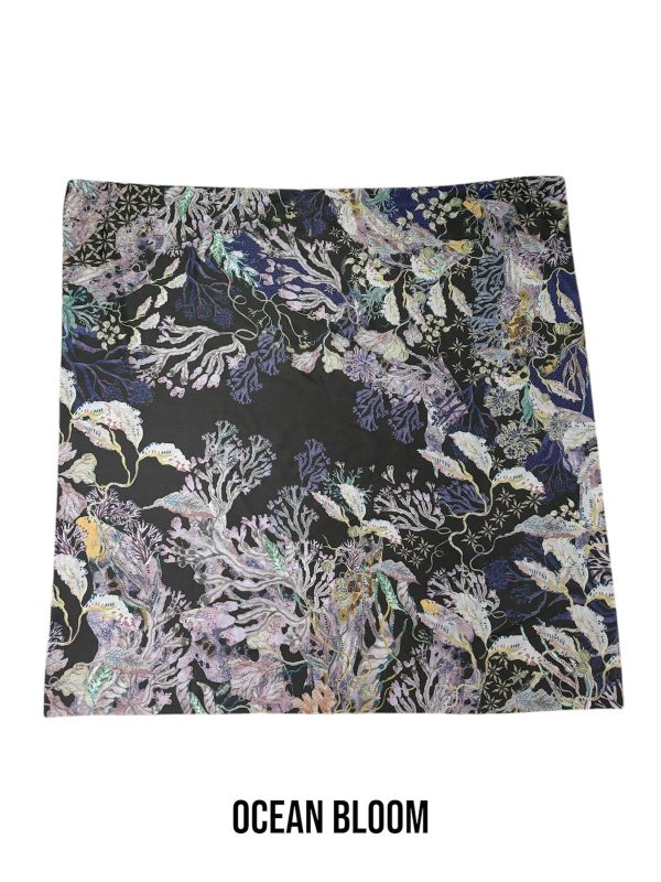 Segiempat Hijab Motif Ocean Bloom - Image 2