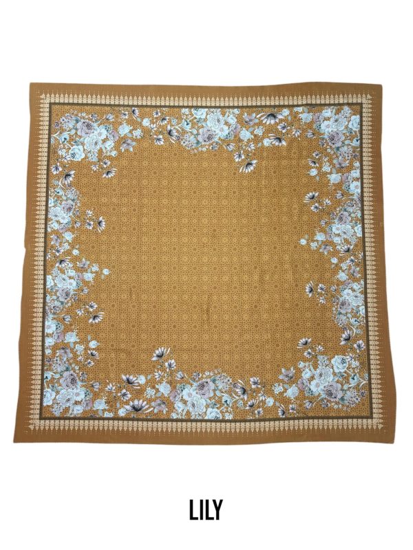 Hijab Segiempat Motif Lily - Image 3