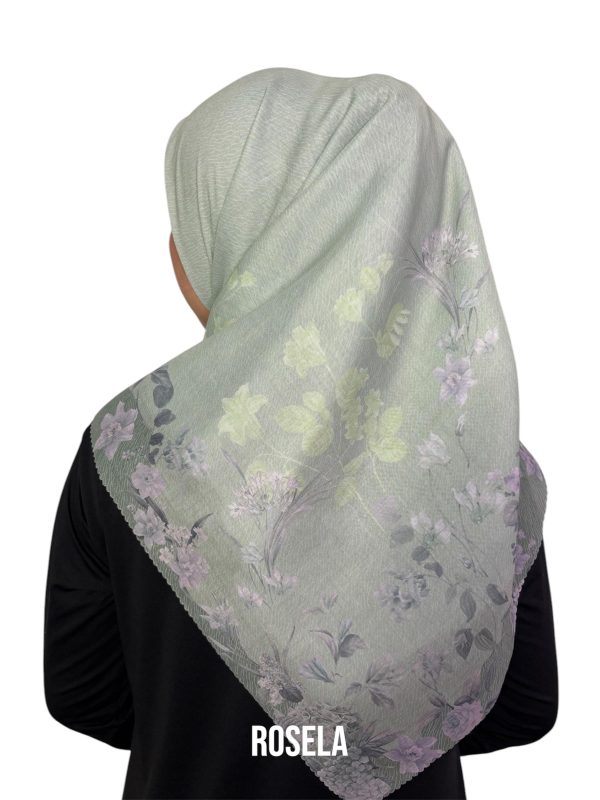 Hijab Segiempat Motif Rosela - Image 2