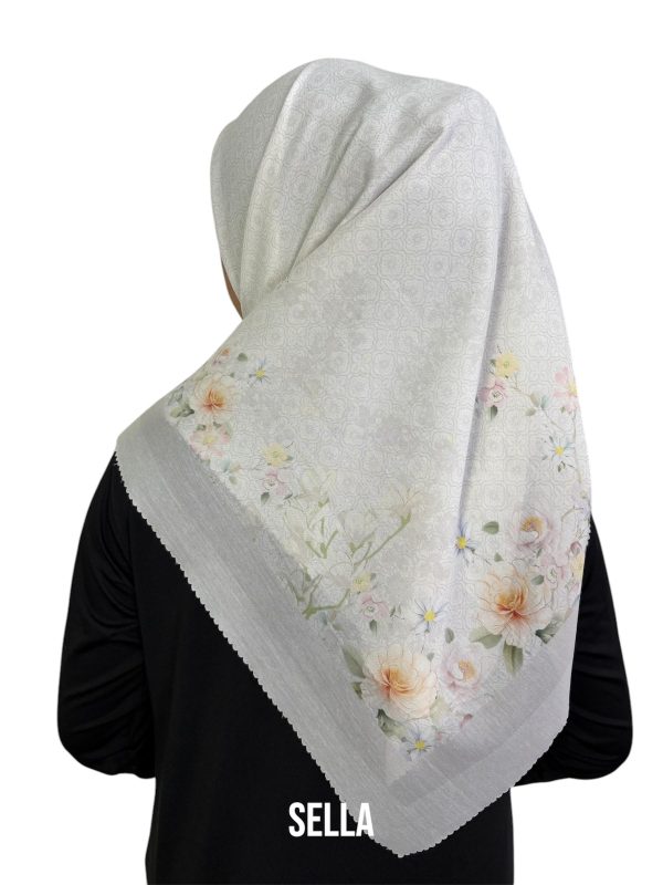 Hijab Segiempat Motif Sella - Image 2