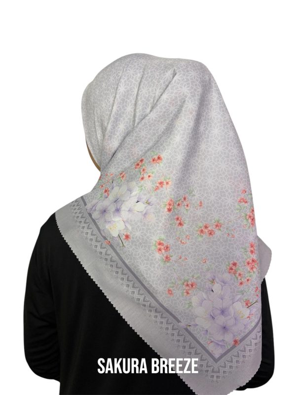 Hijab Segiempat Motif Sakura Breeze - Image 9