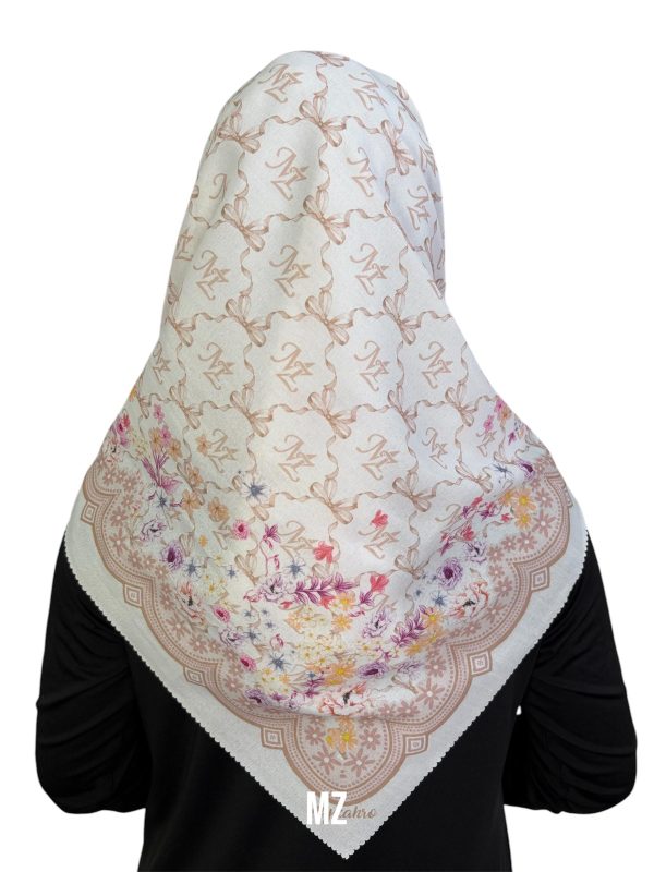 Hijab Segiempat Motif MZ