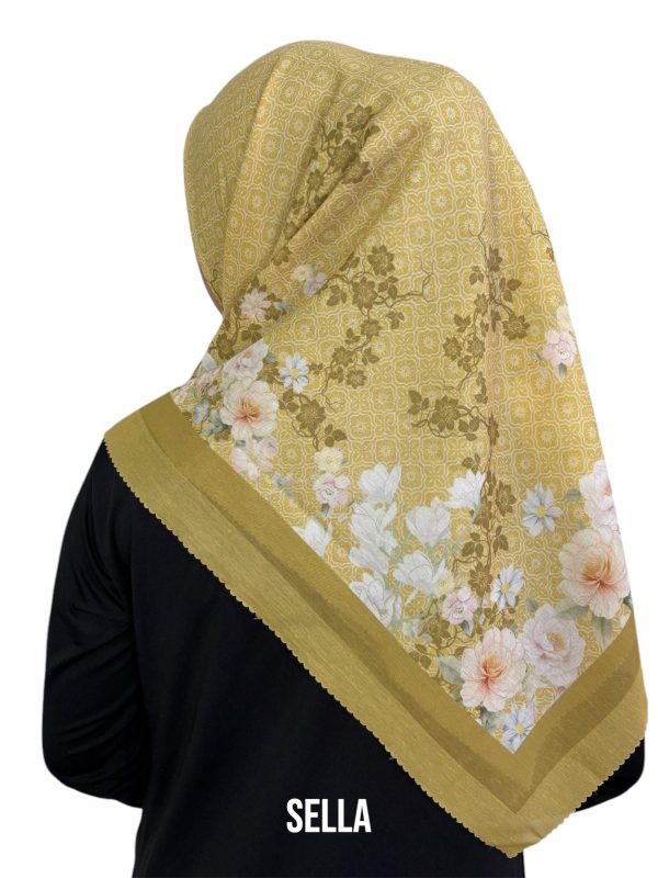 Hijab Segiempat Motif Sella - Image 4