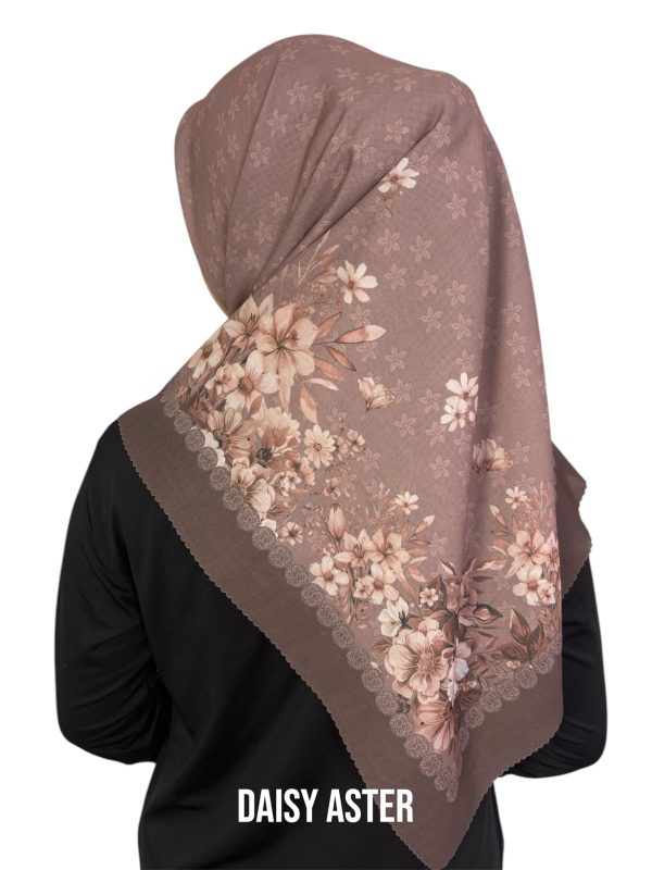 Hijab Segiempat Motif Daisy Aster - Image 11