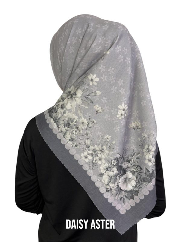 Hijab Segiempat Motif Daisy Aster - Image 8
