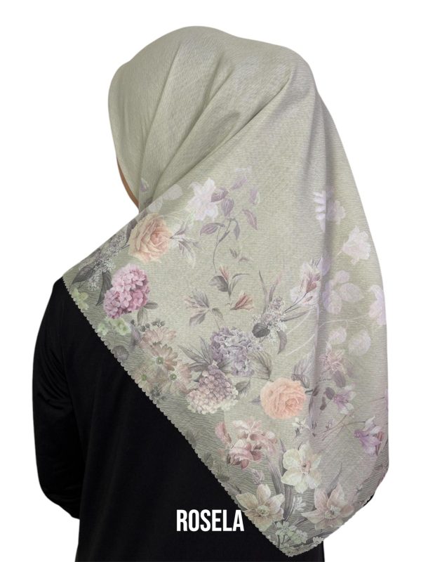 Hijab Segiempat Motif Rosela - Image 4