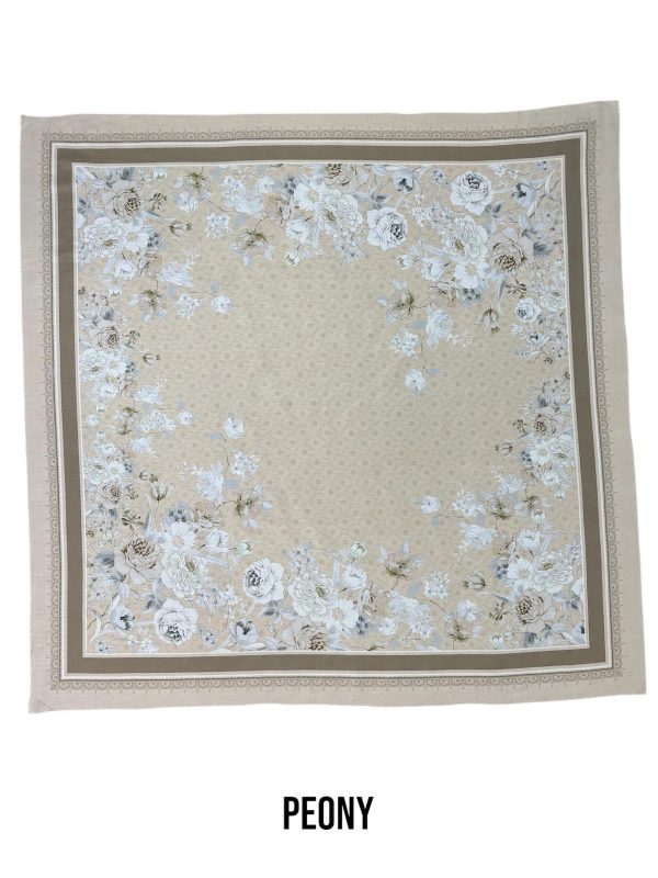 Hijab Segiempat Motif Peony - Image 7