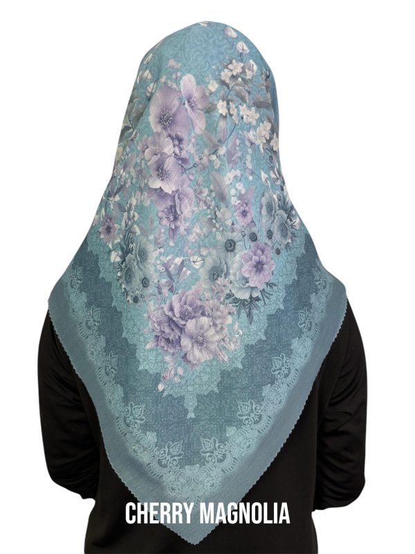 Hijab Segiempat Motif Chery Magnolia - Image 9