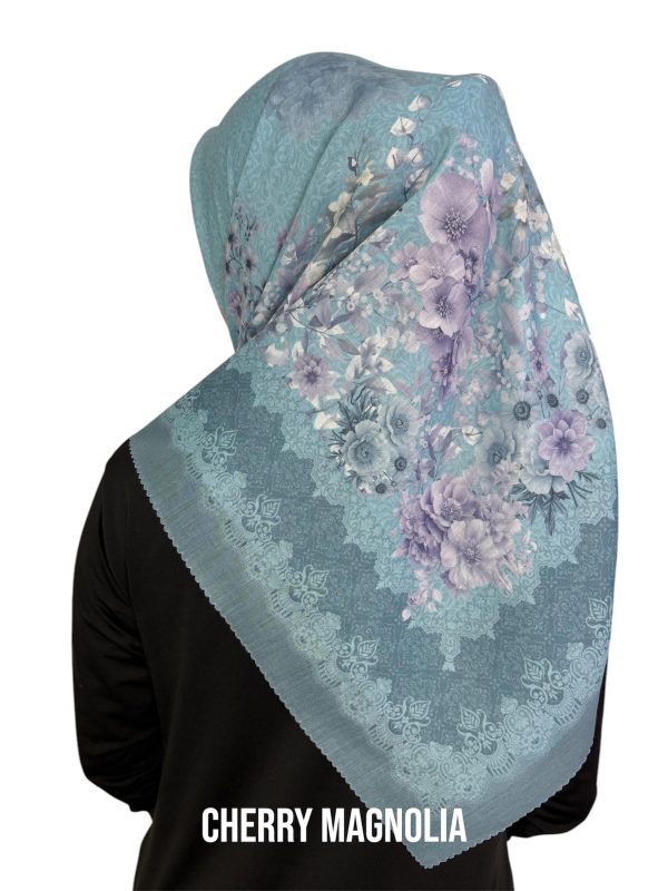 Hijab Segiempat Motif Chery Magnolia - Image 8