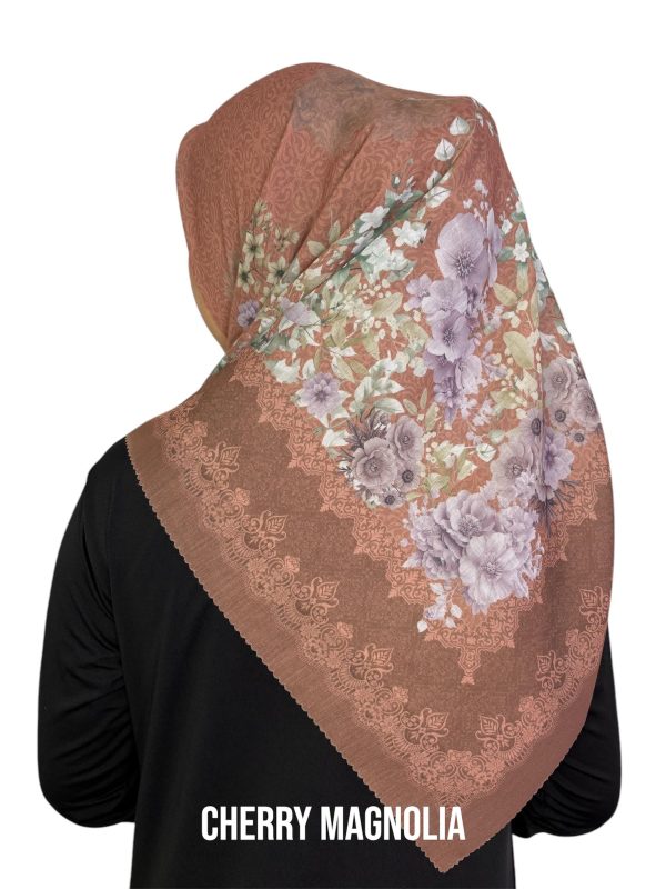Hijab Segiempat Motif Chery Magnolia - Image 11
