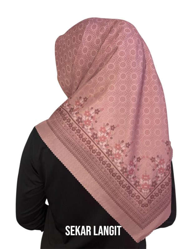 Hijab Segiempat Motif Sekar Langit - Image 11