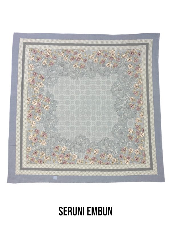 Hijab Segiempat Motif Seruni Embun - Image 2