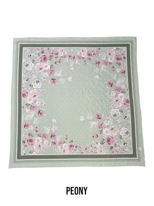 Hijab Segiempat Motif Peony - Image 19