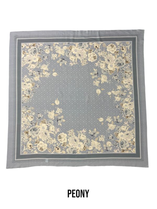 Hijab Segiempat Motif Peony - Image 13