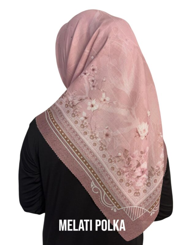 Hijab Segiempat Motif Melati Polka - Image 17