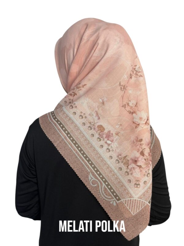Hijab Segiempat Motif Melati Polka - Image 5