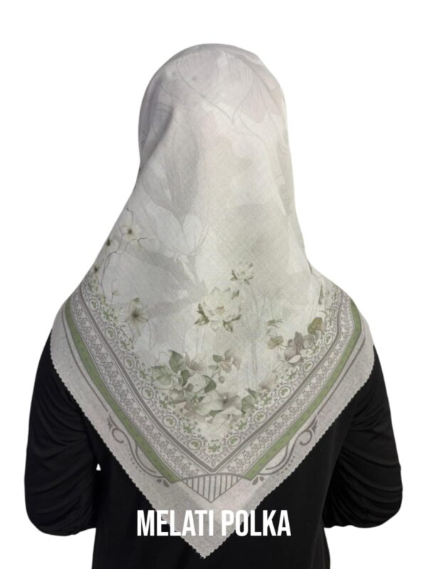 Hijab Segiempat Motif Melati Polka - Image 15