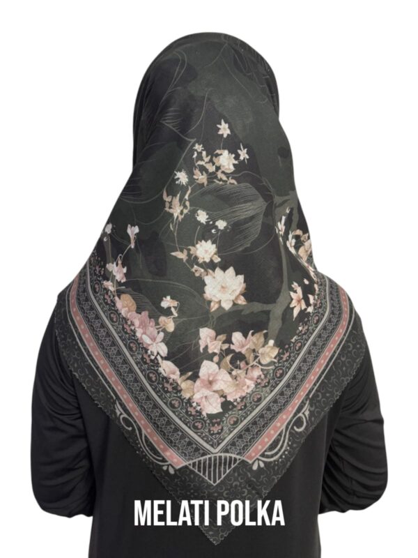 Hijab Segiempat Motif Melati Polka - Image 9