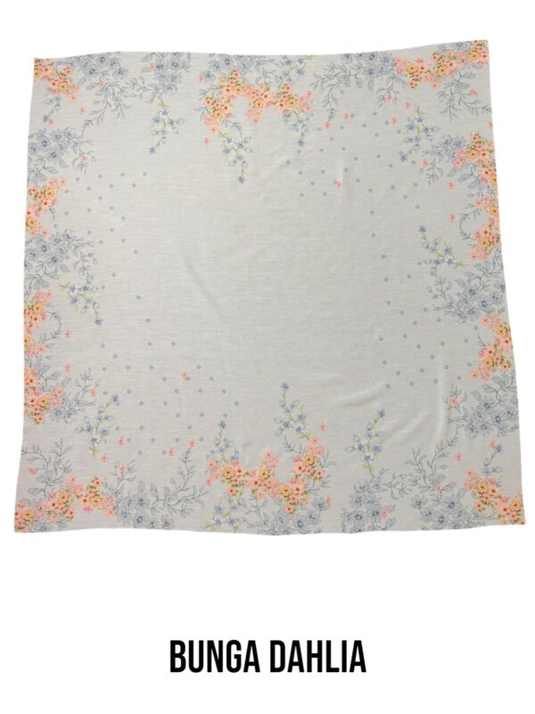 Hijab Segiempat Motif Bunga Dahlia - Image 22