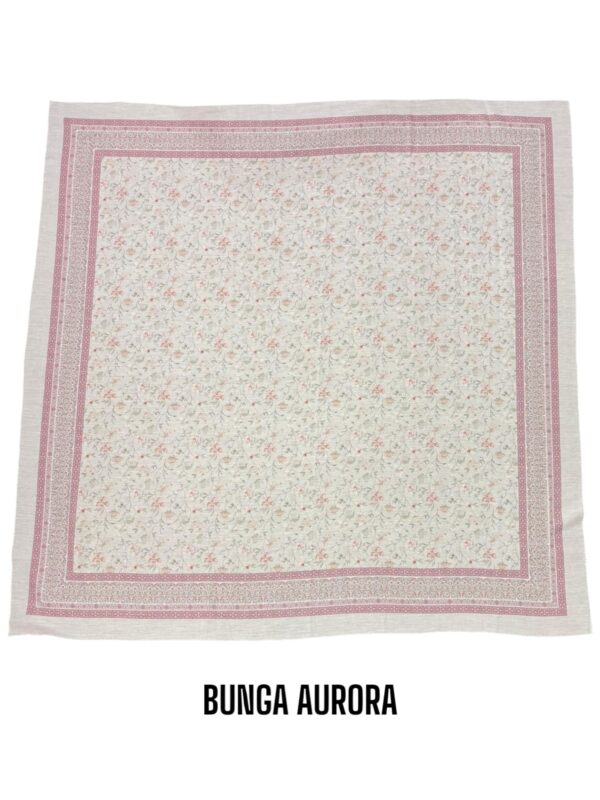 Hijab Segiempat Motif Bunga Aurora - Image 13