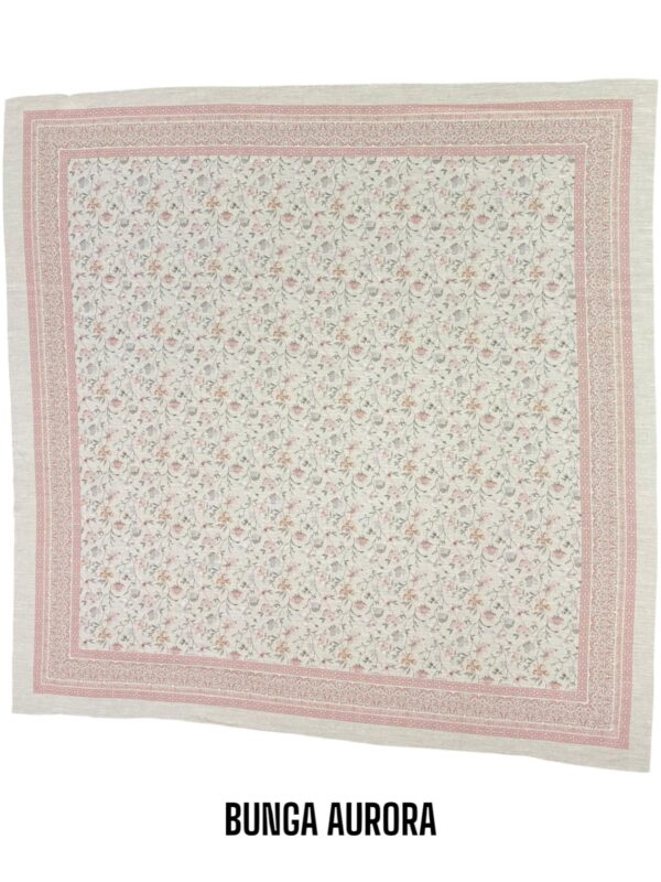 Hijab Segiempat Motif Bunga Aurora - Image 10