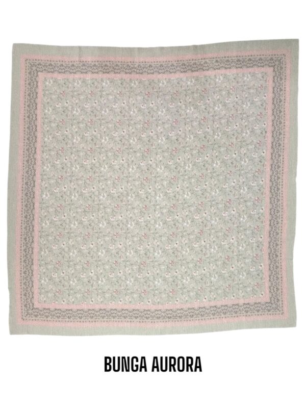 Hijab Segiempat Motif Bunga Aurora - Image 7