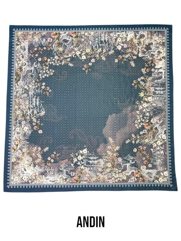 Segiempat Hijab Motif Andin - Image 4