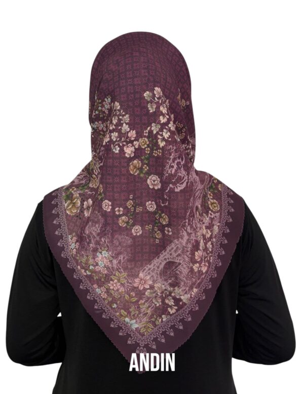 Segiempat Hijab Motif Andin - Image 15