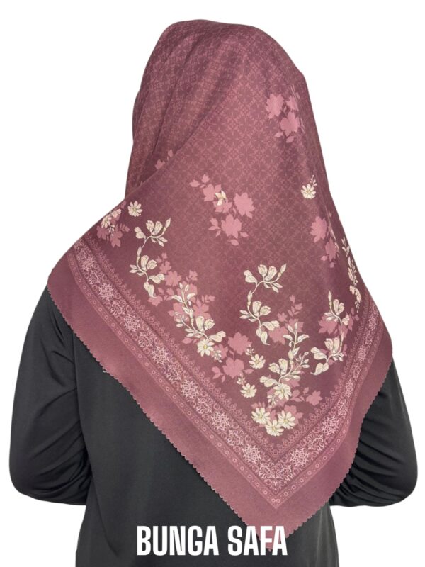 Hijab Segiempat Motif Bunga Safa - Image 17