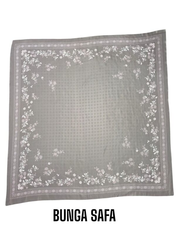 Hijab Segiempat Motif Bunga Safa - Image 16