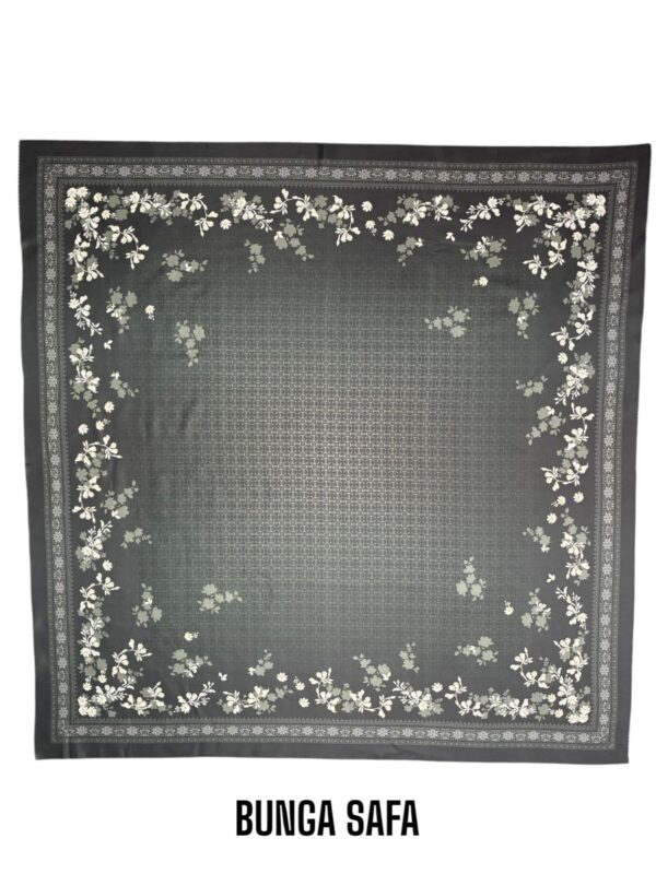 Hijab Segiempat Motif Bunga Safa - Image 13
