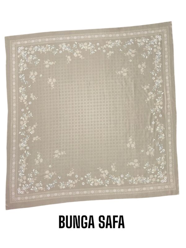 Hijab Segiempat Motif Bunga Safa - Image 7