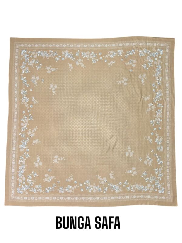 Hijab Segiempat Motif Bunga Safa - Image 4