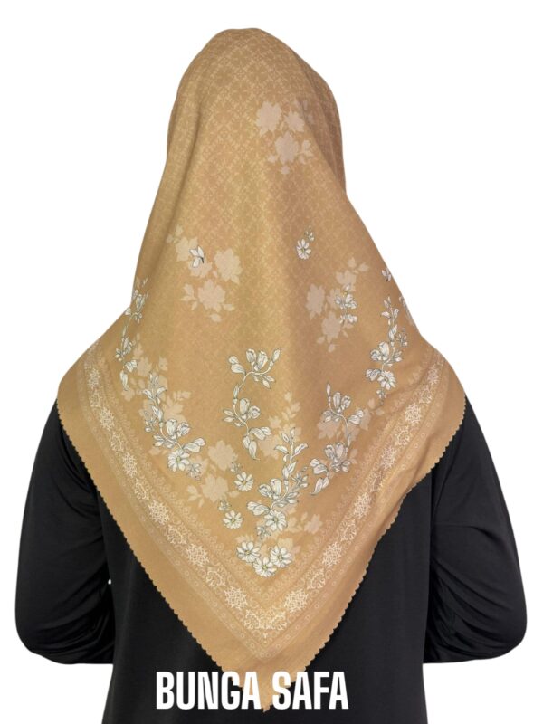 Hijab Segiempat Motif Bunga Safa - Image 3
